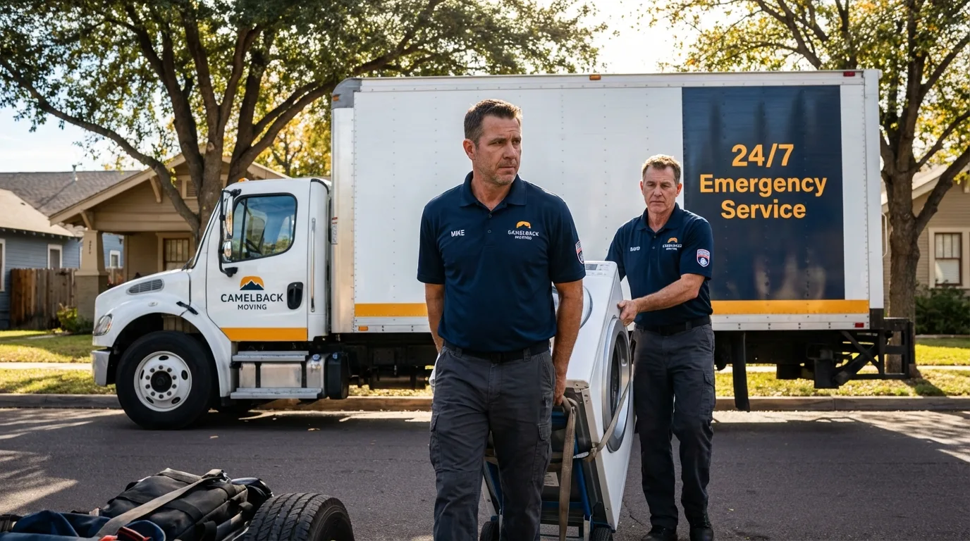 CamelBack Moving crew loading furniture in Ludowici, GA